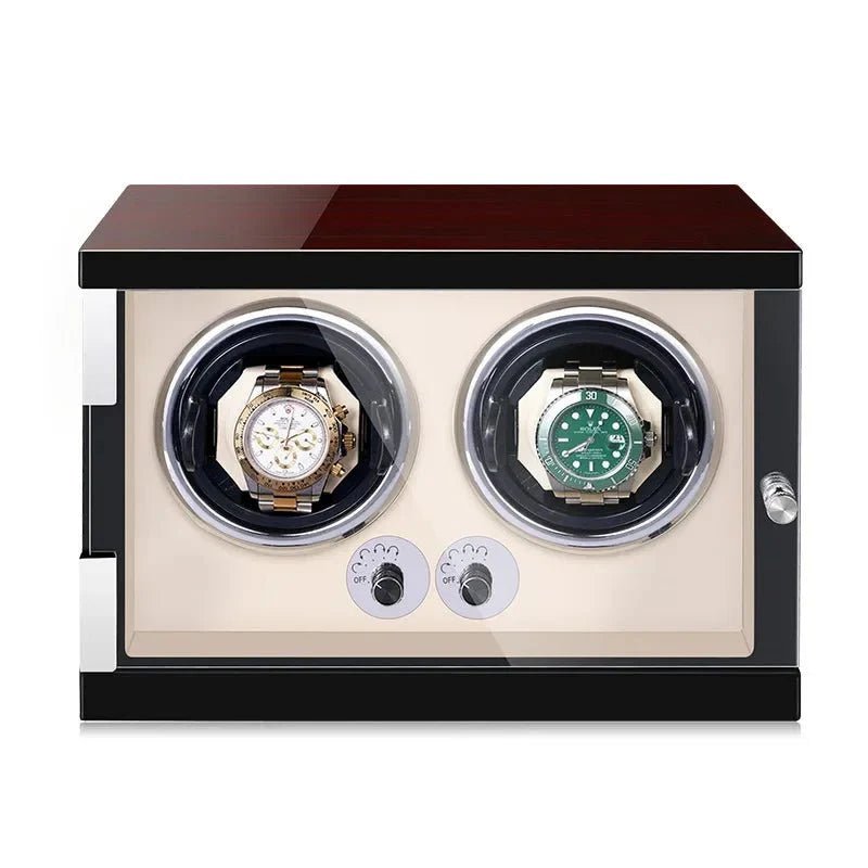 WATCHMATIC Bruno Luxury Watch Winder - 6 Slots 14:193Dark Brown-6;5:201452367Vertical type D - WatchMatic