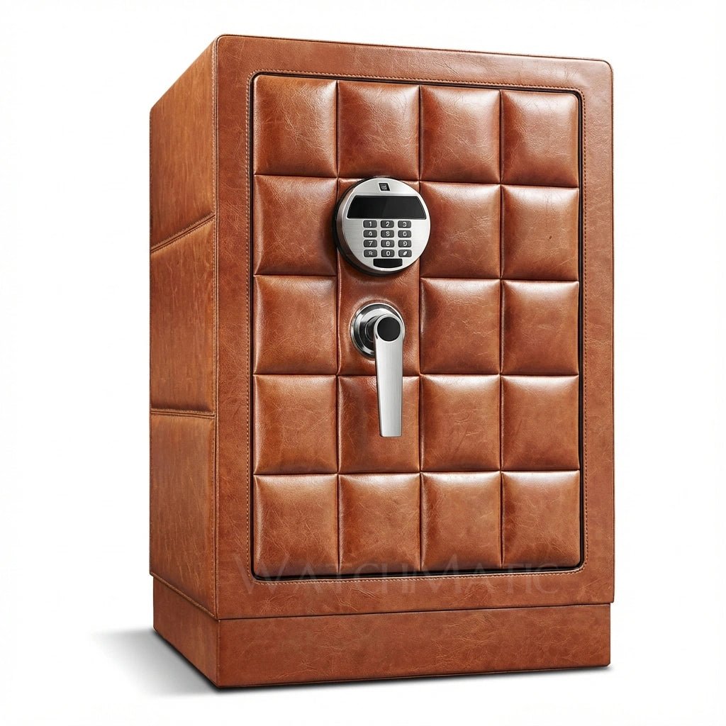 WatchMatic SecureSpin Vault 6 - Watch Winder Safe Box - WatchMatic
