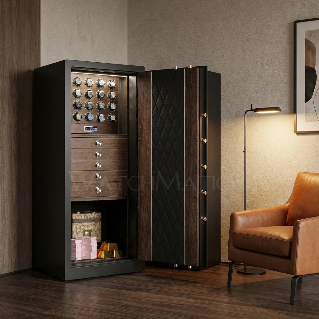 WatchMatic Titan Vault Series – Watch Winder Safe Box - WatchMatic