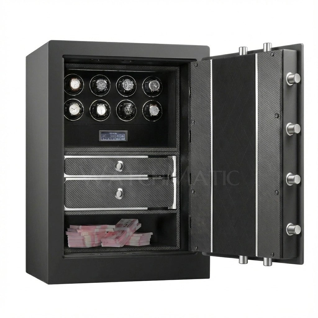 WatchMatic Titan Vault Series – Watch Winder Safe Box - WatchMatic
