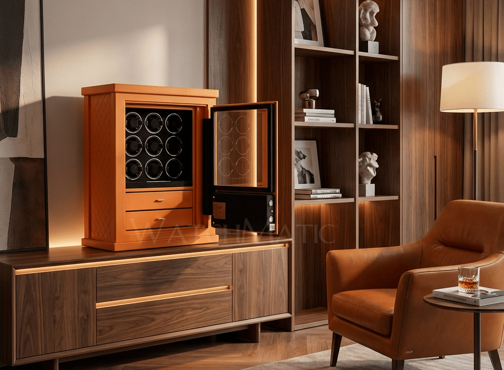 How to Integrate a Watch Winder Safe into Your Home Office or Bedroom - WatchMatic