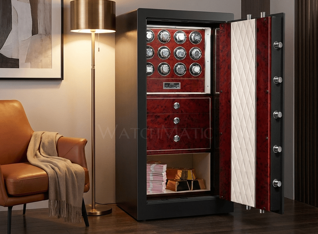 Why Every Serious Collector Needs a Floor-Standing Watch Safe Cabinet - WatchMatic