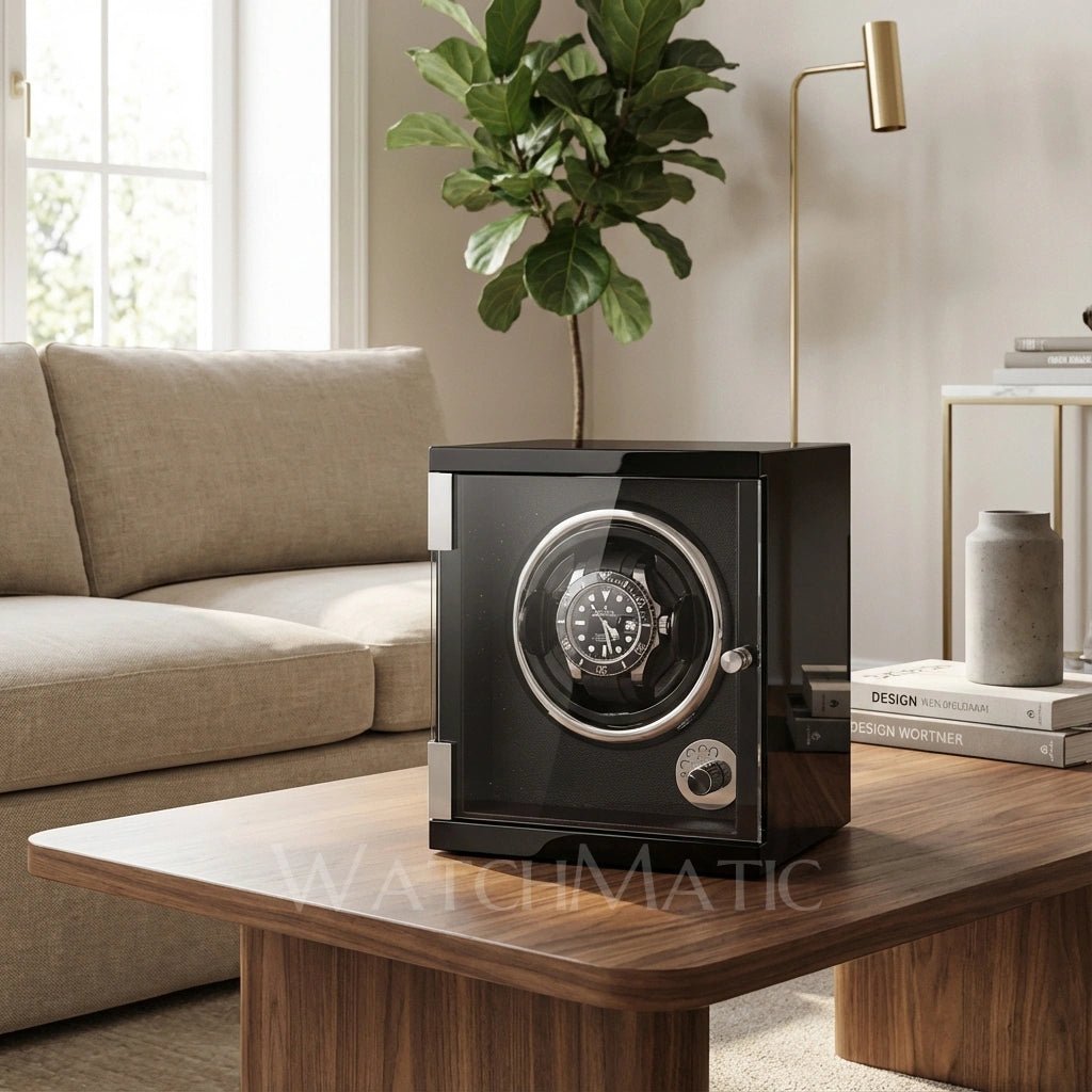 WatchMatic Bruno Single Watch Winder 14:175IB 36B-01 - WatchMatic