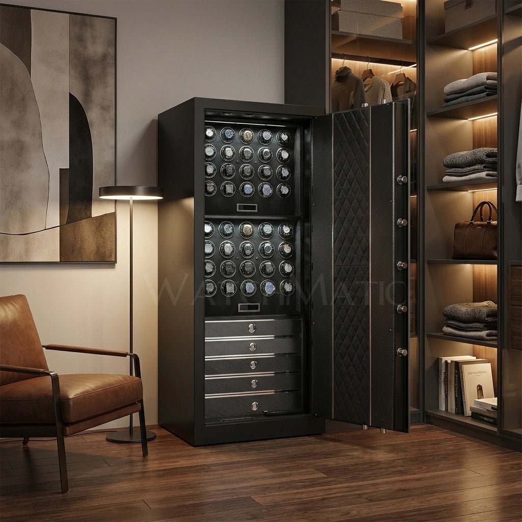 WatchMatic Titan Vault Series – Watch Winder Safe Box - WatchMatic